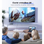 WARRKY 4K Adaptateur DisplayPort vers HDMI, Convertisseur Adaptateur DP 1.2 Ordinateur vers 1.4 HDMI Écran en Nylon Tressé Compa