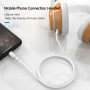Vinmooog Câble Audio auxiliaire de Voiture pour iPhone [Certifié MFi] Auxiliaire Voiture Jack 3,5mm Stéréo Mâle Compatible iPhon