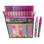 Pro Colour Series Lot de 22 marqueurs de peinture acrylique, pointe extra-fine de 0,7 mm, pour pierre, verre, tasses, bois, méta