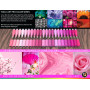 Pro Colour Series Lot de 22 marqueurs de peinture acrylique, pointe extra-fine de 0,7 mm, pour pierre, verre, tasses, bois, méta