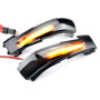 MKptopia Clignotants dynamiques à LED feux répétiteurs de clignotants Compatible avec Peu-geot 508, 508 SW Cit-roën DS5 C4 Pica-