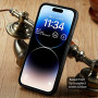 Sibada Coque de Protection pour iPhone 14 Pro Max Logo View Compatible avec Cuir Végétalien Fin De Qualité Supérieure, Classique