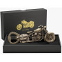QpenguinBabies Zinc Ouvre-bouteille de moto vintage de bière pour hommes, cadeau uniques de fête des pères anniversaire Noël pou