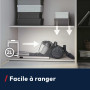 Hoover HP1 Home Aspirateur Traineau sans Sac Compact et Puissant HPZ107HM, Haute-Performance, 2 Brosses Sols Durs-Tapis & Spécia