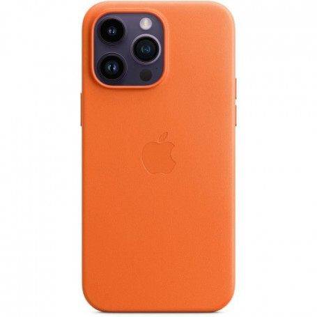 APPLE Coque en cuir pour iPhone 14 Pro Max avec MagSafe - Orange 69,99 €