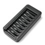 Amazon Basics Lot de 8 piles rechargeables NiMh AAA 800 mAh + lot de 8 piles rechargeables NiMh AA 2000 mAh, avec chargeur de pi