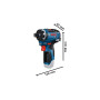 Bosch Professional 12V System perceuse-visseuse sans-fil GSR 12V-35 HX (avec 2 batteries GBA 12V 3.0Ah, chargeur rapide GAL 12V-
