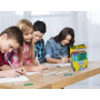 Crayola - Kit de 100 Feutres pour Adultes, Pointe Conique pour Traits Fins et Épais, 100 Nuances Différentes, Idéal pour le Lett