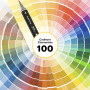 Tongfushop 100 Couleurs Feutre a Alcool, Feutres Coloriage Adulte, Marqueurs Double Pointe avec Pochette de Transport et Espaceu