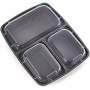 Igluu Meal Prep - [Lot de 30 Boîtes alimentaires à 3 compartiments pour préparation des repas - Réutilisables, sans BPA - Compat