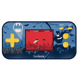 Lexibook, Batman, Console Portable Compact Cyber Arcade, 150 Jeux, écran Couleur LCD, à Piles, Noir/Bleu, JL2367BAT