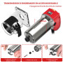 Eliofaneia Affleureuse à Bois Défonceuse Électrique 800W 10000-30000RPM, 6 Vitesses Variables 6,35 mm, Coffret de 15 Fraises à d