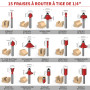 Eliofaneia Affleureuse à Bois Défonceuse Électrique 800W 10000-30000RPM, 6 Vitesses Variables 6,35 mm, Coffret de 15 Fraises à d
