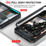 LeYi Coque pour Samsung Galaxy A36/A 36 5G avec 2*Verre Trempé+Anneau Support,Full Protection de la Caméra en PC Dur Anti-Chut R