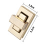 Fermoir Sac, 7 Pcs Attache Fermoirs de Sacs sont Utilisés pour Fabriquer Le Sac/Portefeuille/Sac à Main, Fermoir Sac à Main Util