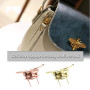 VGOL 6pcs Sac à Main Serrure Abeille Forme Serrures Sac Matériel Torsion Tour pour Bricolage Cuir Artisanat Sac à Main Fermoir D