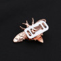 VGOL 6pcs Sac à Main Serrure Abeille Forme Serrures Sac Matériel Torsion Tour pour Bricolage Cuir Artisanat Sac à Main Fermoir D