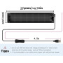 Comius Sharp Panneau LED pour Voiture, Panneau Matriciel LED 3,62x14,72 Pouces, Lumière Devil Eyes pour Voitures, écran Souple d