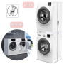 NIUXX Kit de Superposition Universel, Accessoires pour Lave-linge/Sèche-linge, Universel Cadre Intermédiaire pour Lave-linge et 