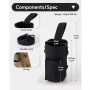 Support de Gourde Magnétique Ultra-Pratique – Fixation Solide, Compartiment Téléphone, Idéal en Salle de Sport