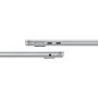 2024 Apple MacBook Air avec une puce Apple M3 avec 8CPU & 10GPU (15-pouces, 8 Go RAM, 256 Go SSD Stockage) (AZERTY French) Argen