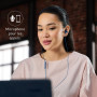 Panasonic RP-TCM225DEA USB-C Écouteurs Intra-Auriculaires, Casque Filaire avec Micro et Télécommande Intégrés, Basses Puissantes