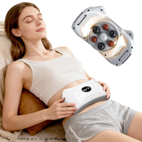 Eirolace Masseur Abdominal Électrique,Réglage À 3 Vitesses,Massage Profond À 7 Aimants,Machine Pour Soulager La Douleur,Maigrir 