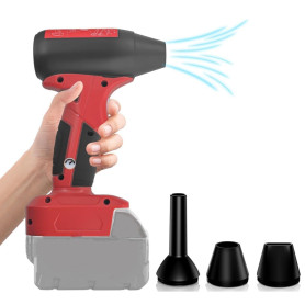 Souffleur à feuilles sans fil à 4 vitesses pour batterie Milwaukee 18 V Li-ion, 130 000 tr/min, super mini ventilateur à jet pou