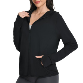 QXURkut Veste de Sport Sun Hoodie