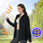 QXURkut Veste de Sport Sun Hoodie