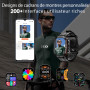 OUKITEL Montre Connectée Homme,1.96"HD Smartwatch avec Appel Bluetooth,100+ Mode Sportifs,Montre Sport pour Surveiller Cardio,Po