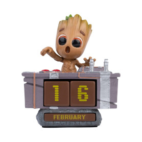 Grupo Erik - Calendrier Perpétuel Marvel, Bébé Groot | Figurine Calendrier, Calendrier 3D, Calendrier pour Enfant, Cadeaux Geek