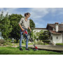 Einhell Coupe-bordures sans fil GE-CT 18 Li - Solo Power X-Change (18 V,Diam. de coupe lame 24 cm,Livré avec 20 lamelles en PVC)