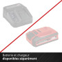 Einhell Coupe-bordures sans fil GE-CT 18 Li - Solo Power X-Change (18 V,Diam. de coupe lame 24 cm,Livré avec 20 lamelles en PVC)
