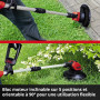 Einhell Coupe-bordures sans fil GE-CT 18 Li - Solo Power X-Change (18 V,Diam. de coupe lame 24 cm,Livré avec 20 lamelles en PVC)
