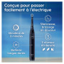 Oral-B iO 2 Brosse A Dents Electrique Noire Pour Adultes, 3 Modes De Nettoyage, Doux Pour Gencives, Brossage Souple, Accessoires