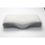 CloudNook Oreiller Orthopédique en Mousse à Mémoire de Forme – Soutien Cervical Ergonomique pour Cou & Épaules, Housse Soie Rafr