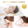 Générique Oreiller Ergonomique Cervical, Soulage douleurs Cou/épaules/Dos, Oreiller Memoire Forme, Double Hauteur 9/11cm Adaptab