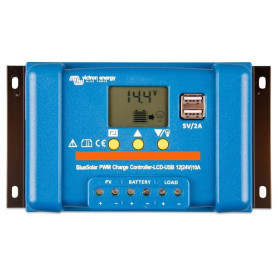 Victron Energy BlueSolar PWM-LCD&USB Contrôleur de charge 30 amp 12/24 volts