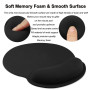 Tapis de Repose-Poignet,Tapis de Souris Ergonomique avec Mousse à mémoire de Forme,Tapis de Support de Poignet de Souris en Caou
