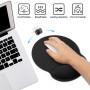 Tapis de Repose-Poignet,Tapis de Souris Ergonomique avec Mousse à mémoire de Forme,Tapis de Support de Poignet de Souris en Caou