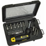 Tournevis porte-embouts a cliquet STANLEY - 0-63-022 - Coffret de 25 pieces