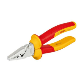 Pince a sertir - BOSCH - 180 mm - VDE - Plage de sertissage 0,25 a 16 mm² - Certifiée jusqu'a 1 000 V 62,70 €