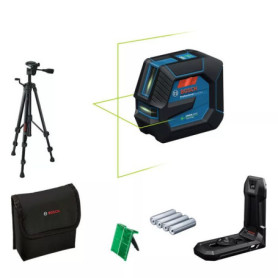 Laser lignes GLL 20-22 G - BOSCH - avec 4 piles 1,5V - trépied BT 150 - sacoche de transport - 0601065601 298,51 €