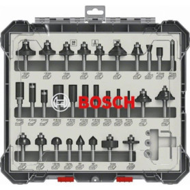 Coffret de 30 fraises mixtes a Ø queue de 8 mm BOSCH - 2607017475 209,44 €
