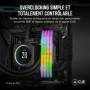 Mémoire RAM - CORSAIR - CMH64GX5M2B5200C40 - 64 Go 2x 32 Go - VENGEANCE RGB DDR5 Black Heatspreader 5200MT/s - DIMM - CL 40 3...