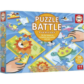 Puzzle - EDUCA - Battle Jr Animals - 16 puzzles - 9 pieces par puzzle - Pour enfants a partir de 4 ans 32,14 €