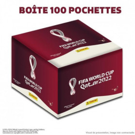 Boite de cartes de 100 pochettes a collectionner PANINI - World cup 2022 109,99 €