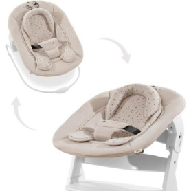 Transat - HAUCK - ALPHA BOUNCER 2-en-1 - Des la naissance - Harnais 3 points - Winnie l'ourson Beige