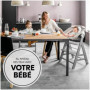 Transat - HAUCK - ALPHA BOUNCER 2-en-1 - Des la naissance - Harnais 3 points - Winnie l'ourson Beige
